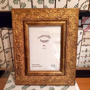 FG Galassi & Marcelli Frames - One 5"x7" Ornate Bronze-tone Frame New in Box